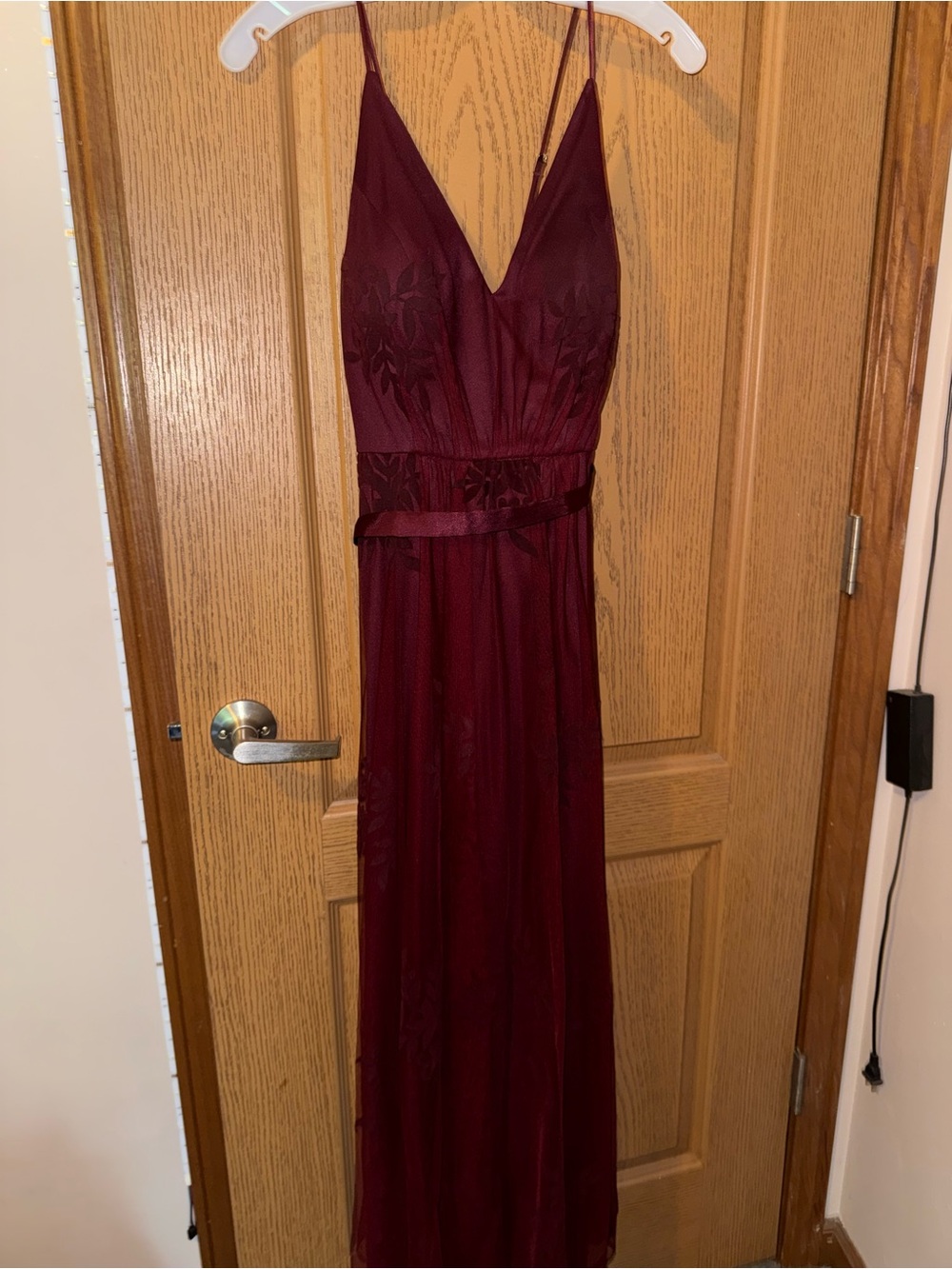 Burgundy maxi dress - Women’s 10